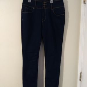 Plus Bamboo Skinny Jeans, Dark wash, Size 15
